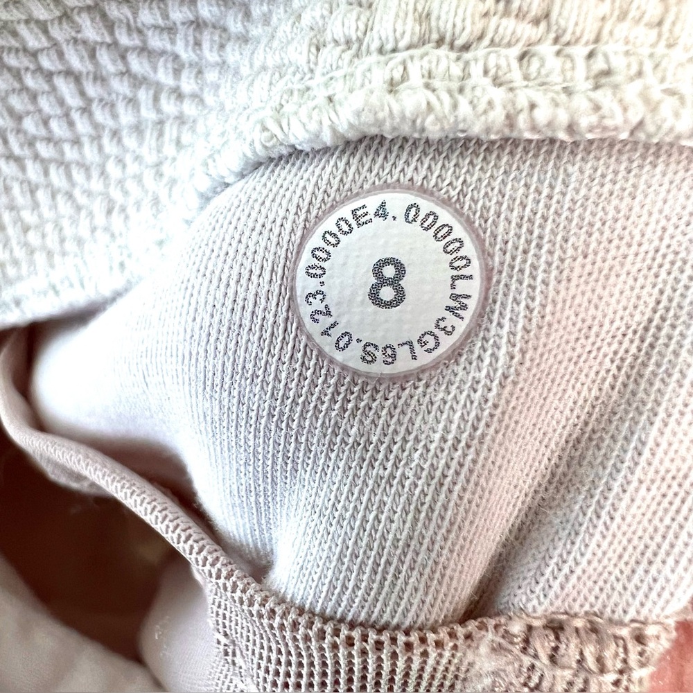Lululemon Textured Half-Zip Hoodie Bone Size 8 - Picture 13 of 16